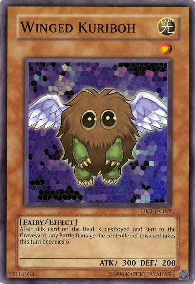 Winged Kuriboh [DR3-EN185] Super Rare | Jomio and Rueliete's Cards and Comics