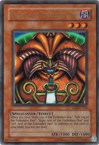 Exodia the Forbidden One [LOB-EN124] Ultra Rare | Jomio and Rueliete's Cards and Comics