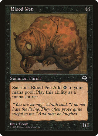 Blood Pet [Tempest] | Jomio and Rueliete's Cards and Comics