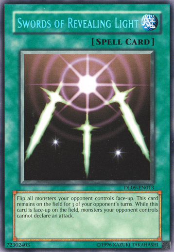 Swords of Revealing Light (Blue) [DL09-EN013] Rare | Jomio and Rueliete's Cards and Comics