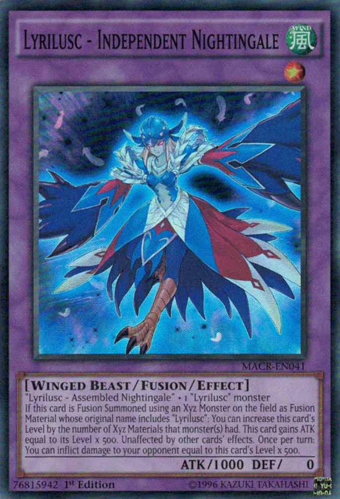 Lyrilusc - Independent Nightingale [MACR-EN041] Super Rare | Jomio and Rueliete's Cards and Comics
