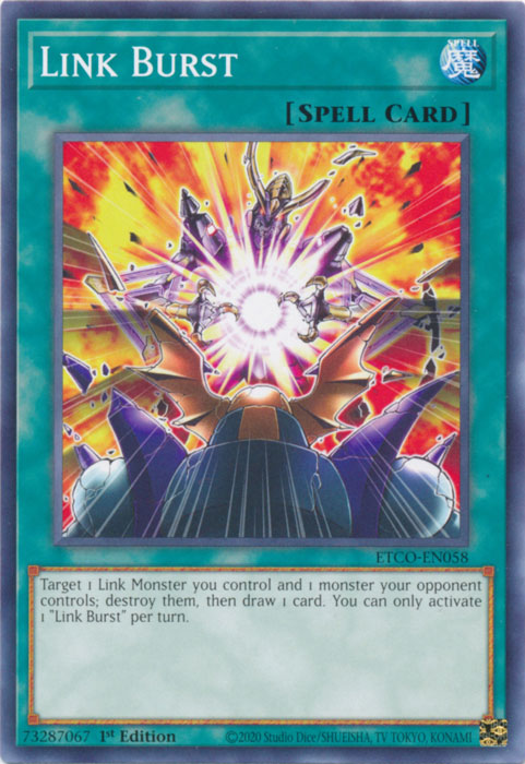 Link Burst [ETCO-EN058] Common | Jomio and Rueliete's Cards and Comics