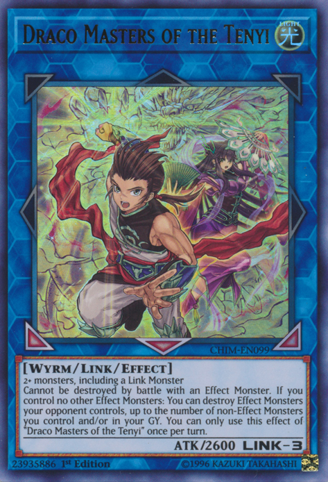 Draco Masters of the Tenyi [CHIM-EN099] Ultra Rare | Jomio and Rueliete's Cards and Comics