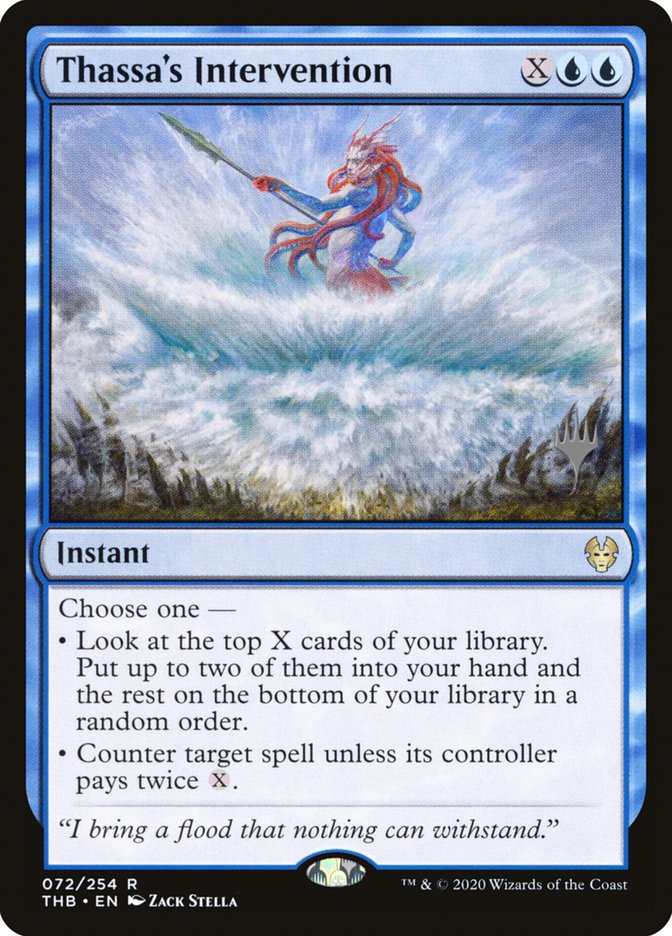Thassa's Intervention (Promo Pack) [Theros Beyond Death Promos] | Jomio and Rueliete's Cards and Comics