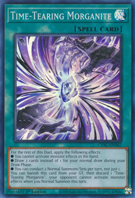 Time-Tearing Morganite [CYAC-EN067] Super Rare | Jomio and Rueliete's Cards and Comics