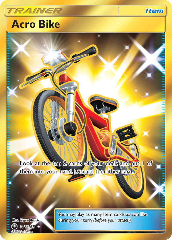 Acro Bike (178/168) [Sun & Moon: Celestial Storm] | Jomio and Rueliete's Cards and Comics
