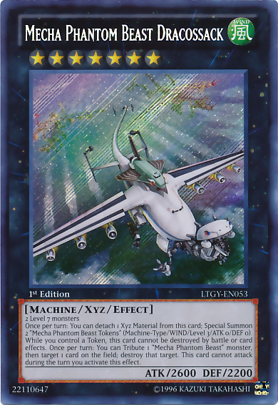 Mecha Phantom Beast Dracossack [LTGY-EN053] Secret Rare | Jomio and Rueliete's Cards and Comics
