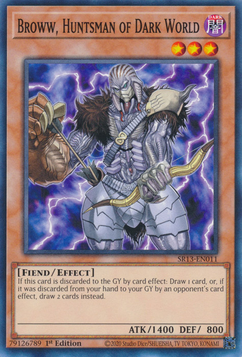 Broww, Huntsman of Dark World [SR13-EN011] Common | Jomio and Rueliete's Cards and Comics