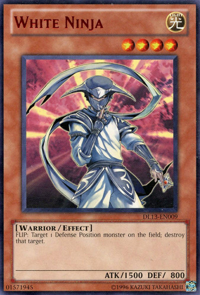 White Ninja (Red) [DL13-EN009] Rare | Jomio and Rueliete's Cards and Comics