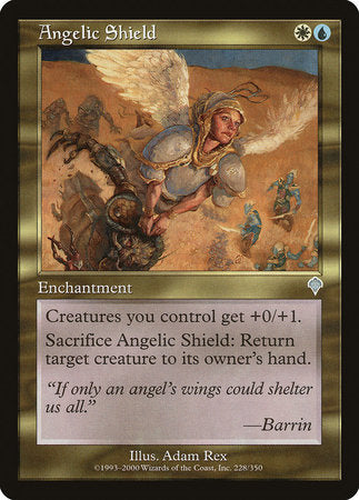 Angelic Shield [Invasion] | Jomio and Rueliete's Cards and Comics