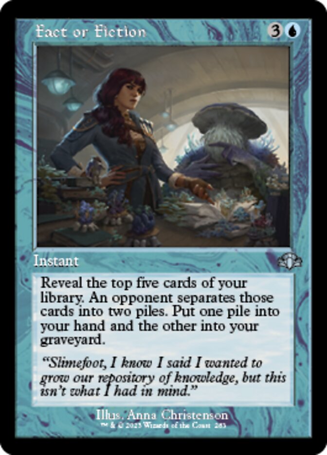 Fact or Fiction (Retro) [Dominaria Remastered] | Jomio and Rueliete's Cards and Comics