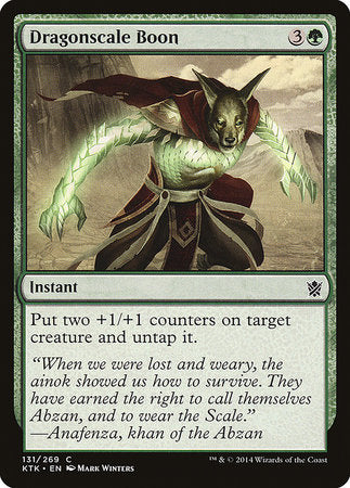 Dragonscale Boon [Khans of Tarkir] | Jomio and Rueliete's Cards and Comics