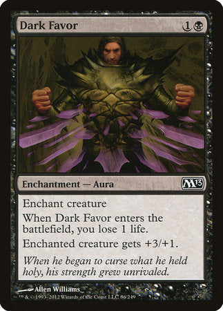 Dark Favor [Magic 2013] | Jomio and Rueliete's Cards and Comics
