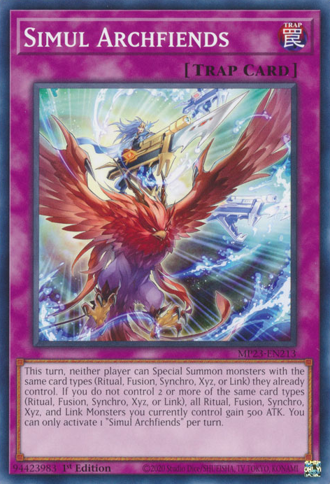 Simul Archfiends [MP23-EN213] Common | Jomio and Rueliete's Cards and Comics
