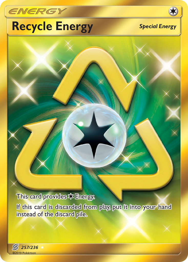 Recycle Energy (257/236) [Sun & Moon: Unified Minds] | Jomio and Rueliete's Cards and Comics