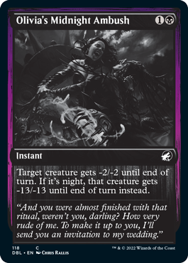 Olivia's Midnight Ambush [Innistrad: Double Feature] | Jomio and Rueliete's Cards and Comics