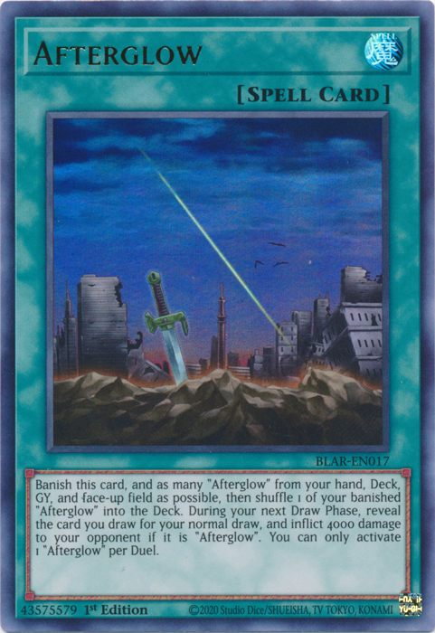 Afterglow [BLAR-EN017] Ultra Rare | Jomio and Rueliete's Cards and Comics