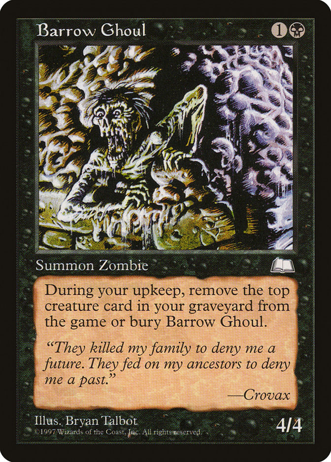 Barrow Ghoul [Weatherlight] | Jomio and Rueliete's Cards and Comics