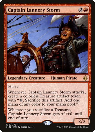 Captain Lannery Storm [Ixalan] | Jomio and Rueliete's Cards and Comics