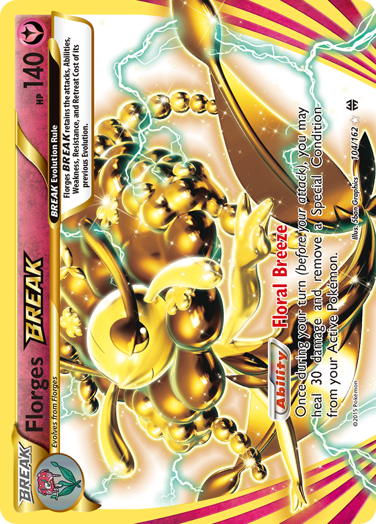 Florges BREAK (104/162) [XY: BREAKthrough] | Jomio and Rueliete's Cards and Comics