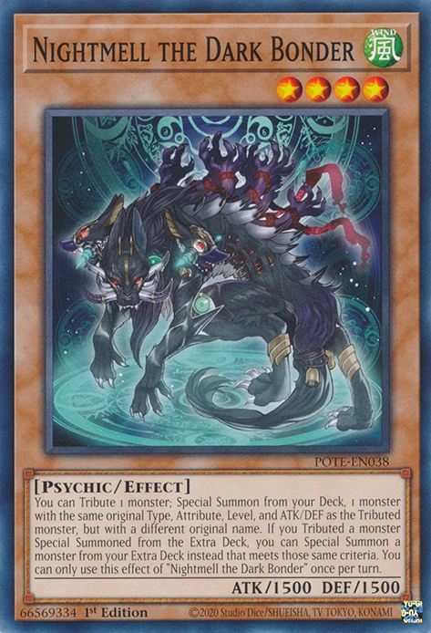 Nightmell the Dark Bonder [POTE-EN038] Common | Jomio and Rueliete's Cards and Comics