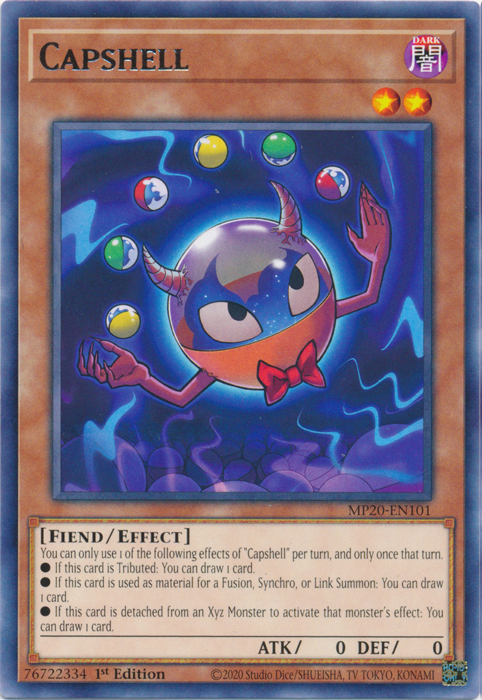 Capshell [MP20-EN101] Rare | Jomio and Rueliete's Cards and Comics