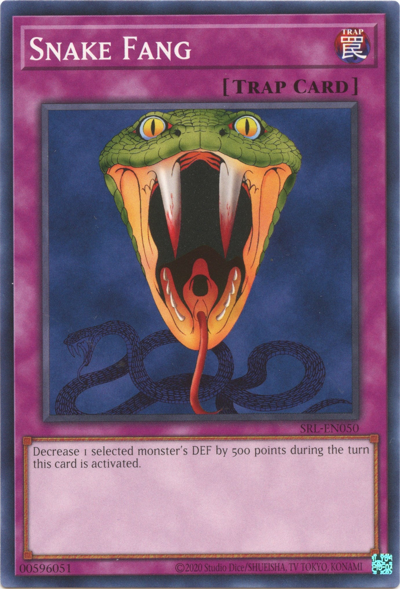 Snake Fang (25th Anniversary) [SRL-EN050] Common | Jomio and Rueliete's Cards and Comics