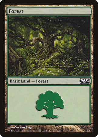 Forest (247) [Magic 2012] | Jomio and Rueliete's Cards and Comics