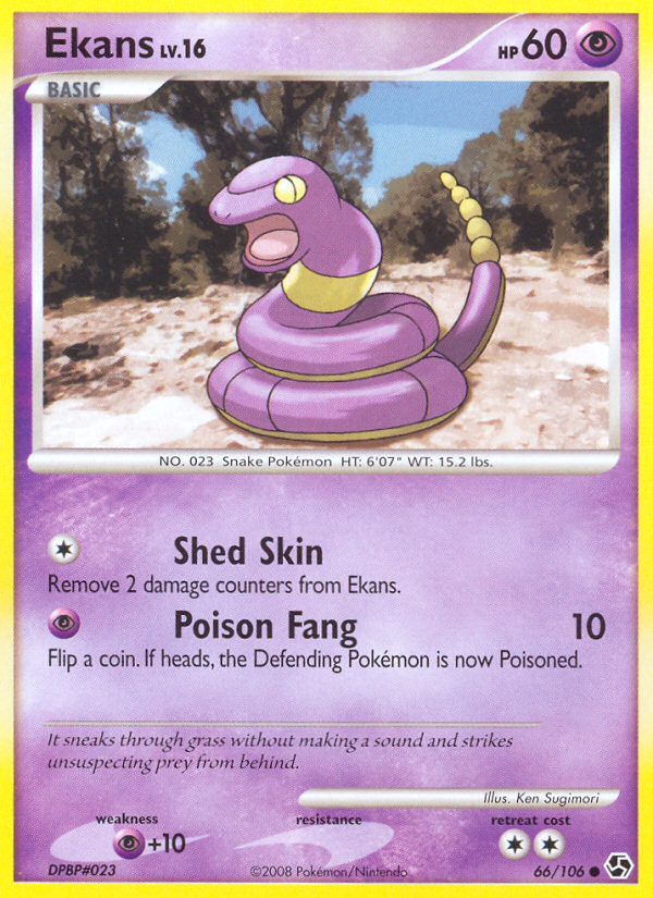 Ekans (66/106) [Diamond & Pearl: Great Encounters] | Jomio and Rueliete's Cards and Comics