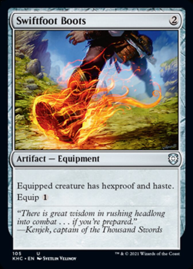 Swiftfoot Boots [Kaldheim Commander] | Jomio and Rueliete's Cards and Comics
