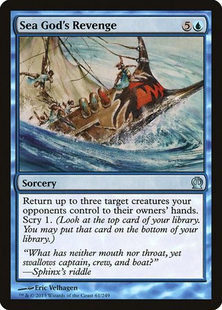 Sea God's Revenge [Theros] | Jomio and Rueliete's Cards and Comics