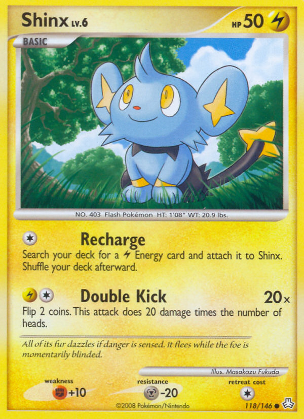 Shinx (118/146) [Diamond & Pearl: Legends Awakened] | Jomio and Rueliete's Cards and Comics