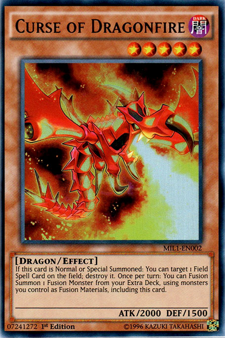 Curse of Dragonfire [MIL1-EN002] Ultra Rare | Jomio and Rueliete's Cards and Comics