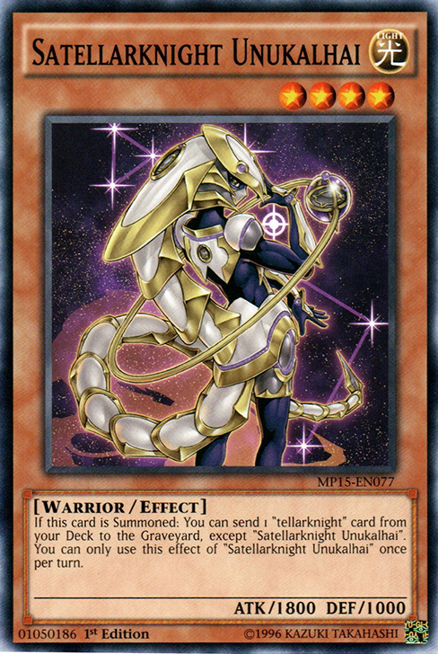 Satellarknight Unukalhai [MP15-EN077] Common | Jomio and Rueliete's Cards and Comics