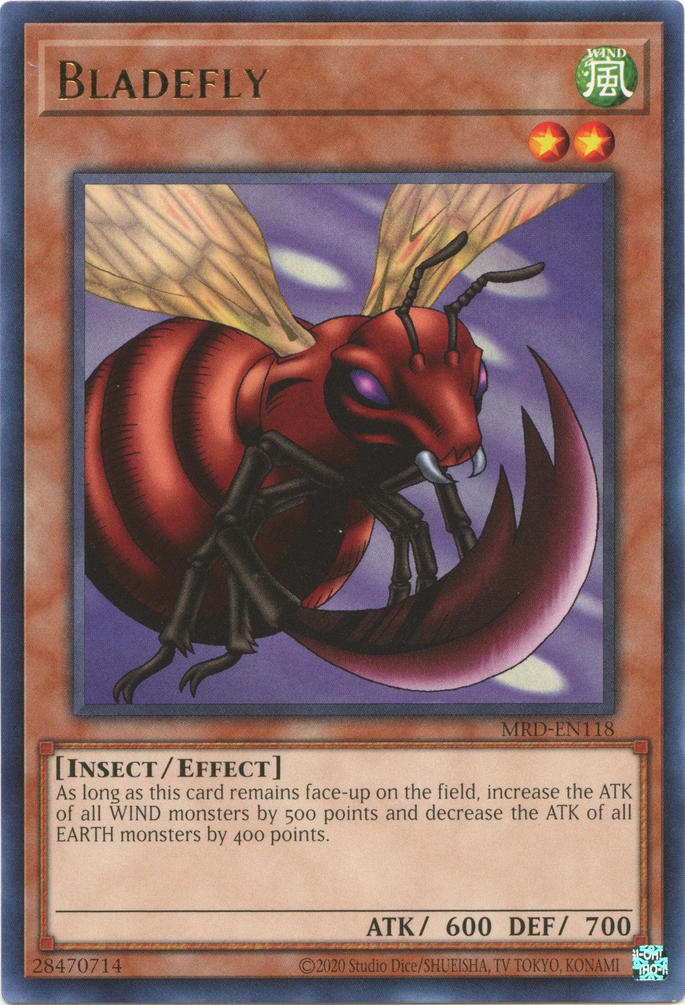 Bladefly (25th Anniversary) [MRD-EN118] Rare | Jomio and Rueliete's Cards and Comics