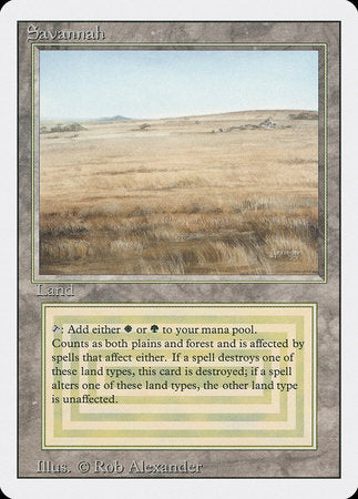 Savannah [Revised Edition] | Jomio and Rueliete's Cards and Comics