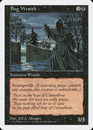 Bog Wraith [Fifth Edition] | Jomio and Rueliete's Cards and Comics