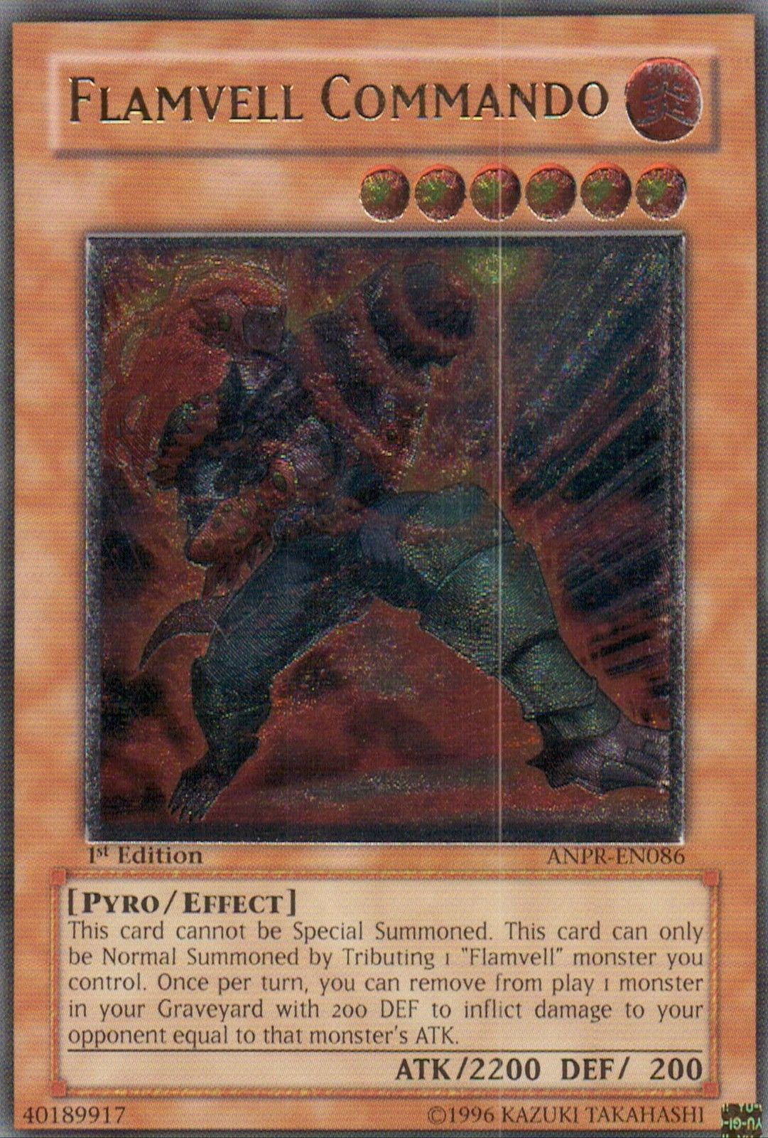 Flamvell Commando (UTR) [ANPR-EN086] Ultimate Rare | Jomio and Rueliete's Cards and Comics