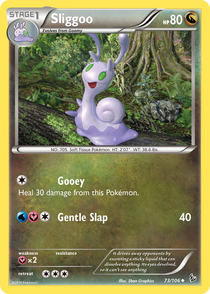 Sliggoo (73/106) [XY: Flashfire] | Jomio and Rueliete's Cards and Comics