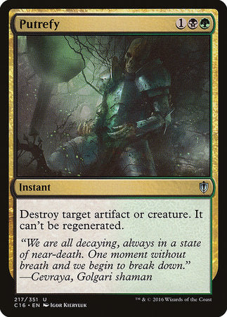 Putrefy [Commander 2016] | Jomio and Rueliete's Cards and Comics