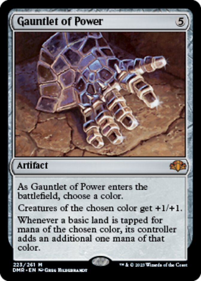 Gauntlet of Power [Dominaria Remastered] | Jomio and Rueliete's Cards and Comics