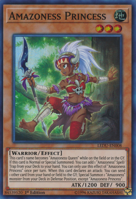 Amazoness Princess [LEDU-EN008] Super Rare | Jomio and Rueliete's Cards and Comics