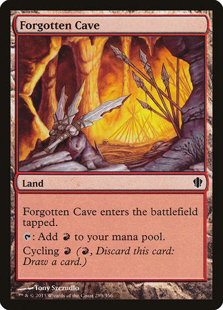 Forgotten Cave [Commander 2013] | Jomio and Rueliete's Cards and Comics