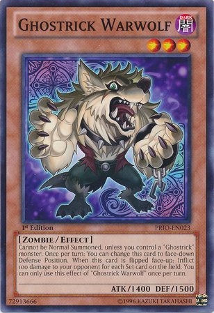 Ghostrick Warwolf [PRIO-EN023] Common | Jomio and Rueliete's Cards and Comics