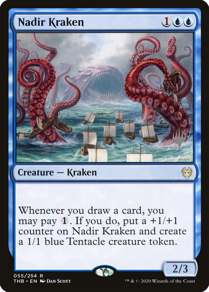 Nadir Kraken (Promo Pack) [Theros Beyond Death Promos] | Jomio and Rueliete's Cards and Comics