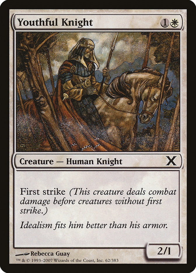 Youthful Knight [Tenth Edition] | Jomio and Rueliete's Cards and Comics