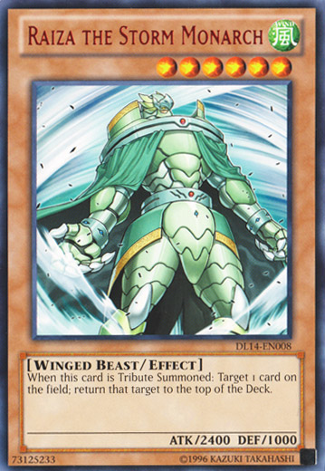 Raiza the Storm Monarch (Red) [DL14-EN008] Rare | Jomio and Rueliete's Cards and Comics