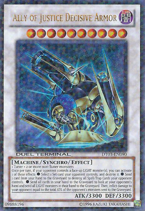 Ally of Justice Decisive Armor [DT03-EN090] Ultra Rare | Jomio and Rueliete's Cards and Comics
