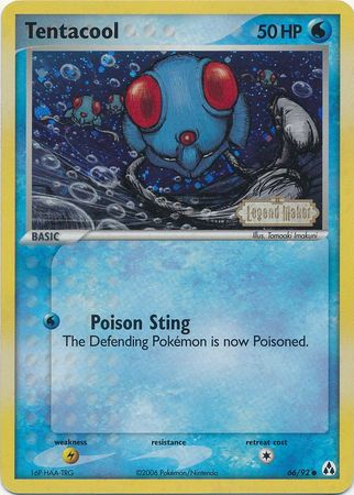 Tentacool (66/92) (Stamped) [EX: Legend Maker] | Jomio and Rueliete's Cards and Comics