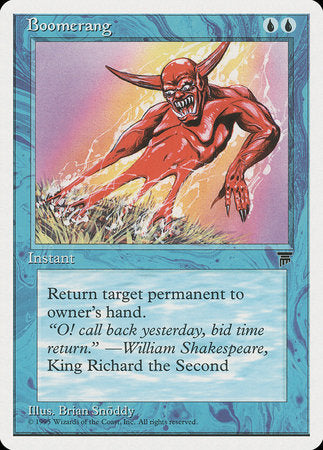 Boomerang [Chronicles] | Jomio and Rueliete's Cards and Comics